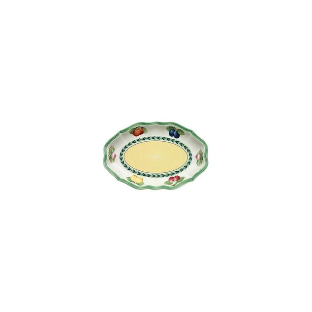French Garden Fleurence Pickle Dish/Saucer sauceboat 328g