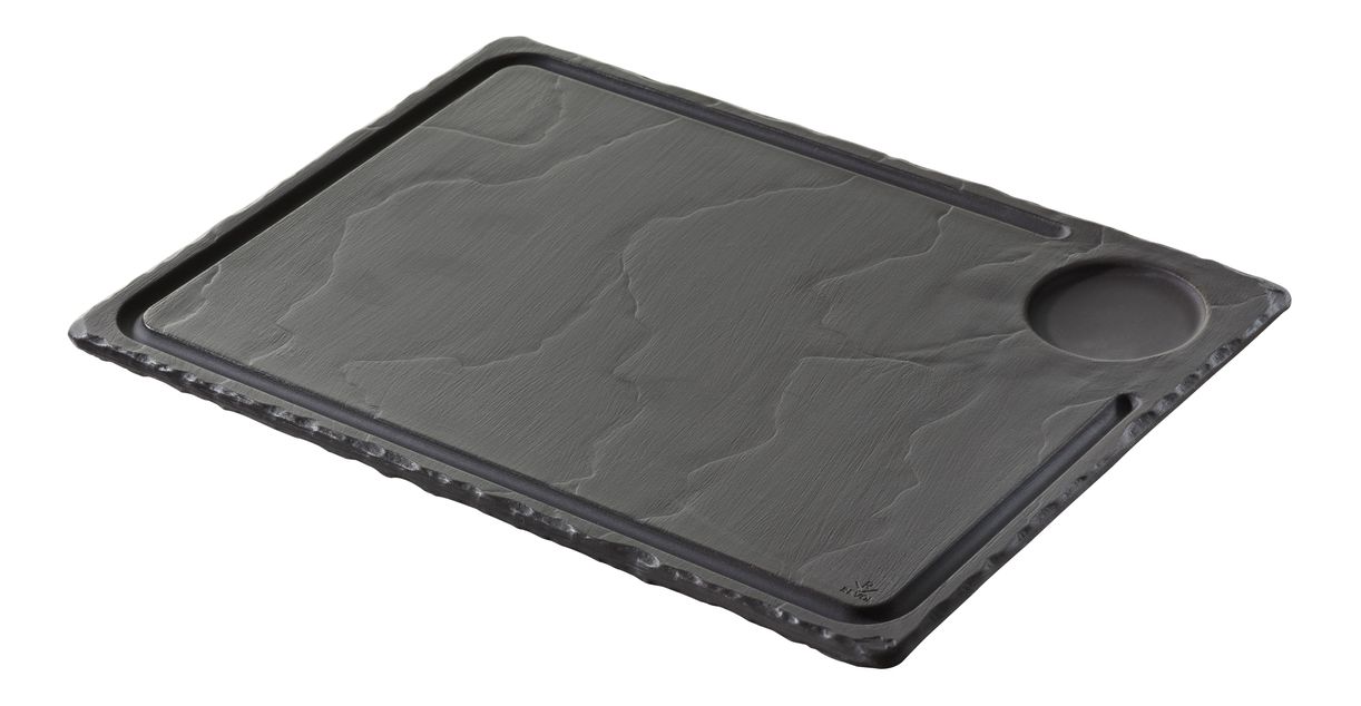 Basalt Steak Tallerken 33X24Cm Matt Slate Style