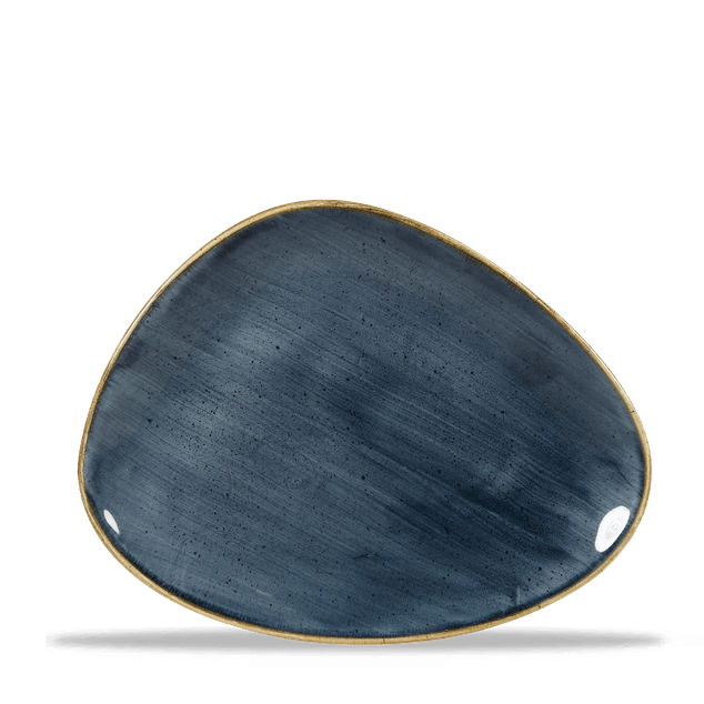 Stonecast Blueberry Triangle Chefs Tallerken 26.5 X 20.5Cm