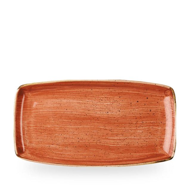 Stonecast Spiced Orange Oblong Tallerken 34.5Cm