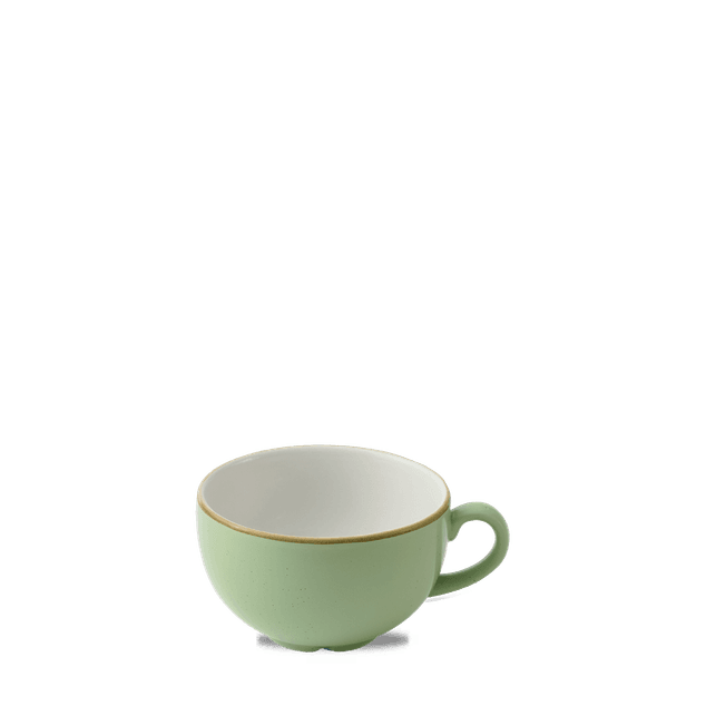 Stonecast Sage Green Cafe Cappuccino Cup 34cl H: 6.5cm Dia: 11cm