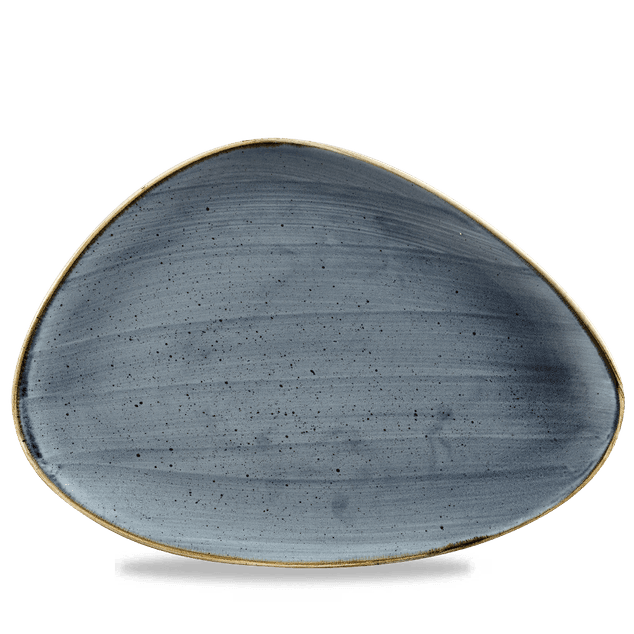 Stonecast Blueberry Triangle Chefs Tallerken 36.5 X 25Cm