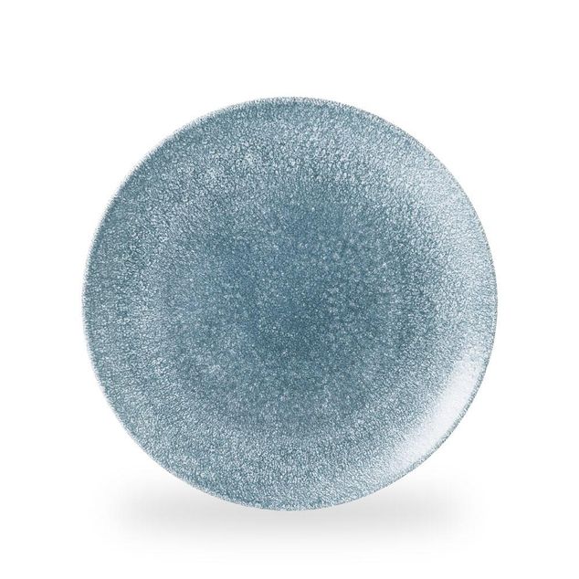 Raku Topaz Blue Evolve Coupe Tallerken 28.8Cm