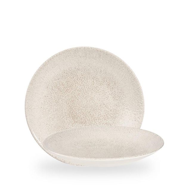 Raku Agate Grey Dyp Coupe Tallerken 25.5Cm