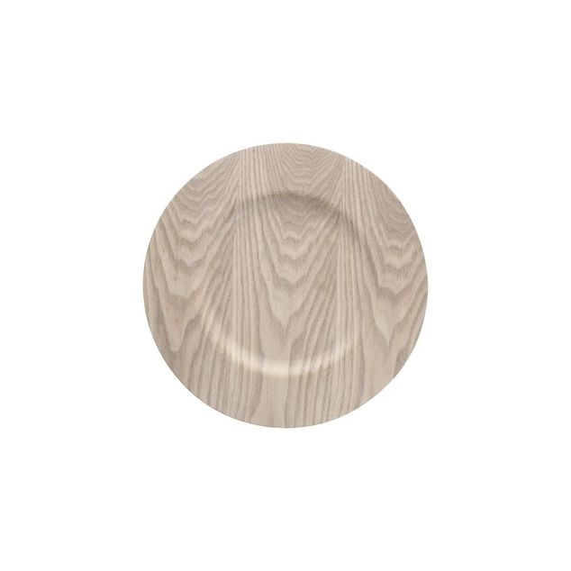 ACCESSORIES Showplate Veneer Wood light - Ø34,3cm - H:10cm