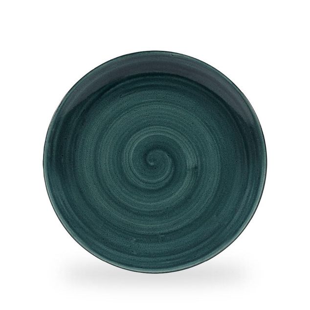 Stonecast Patina Rustic Teal Evolve Coupe Tallerken 28.8Cm