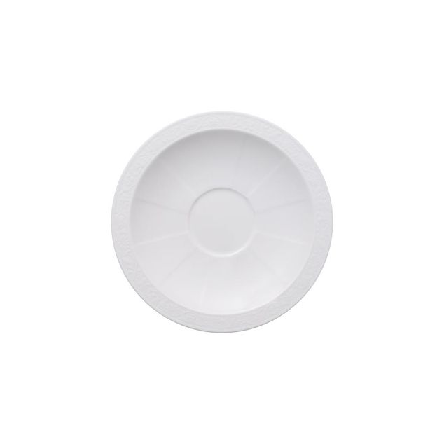 White Pearl Saucer breakfast/soup cup 18,5 cm 265g