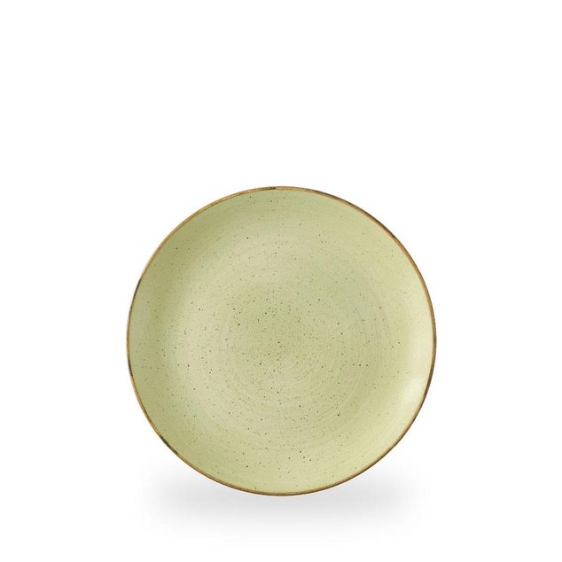 Stonecast Raw Green Evolve Coupe Plate 21.7cm