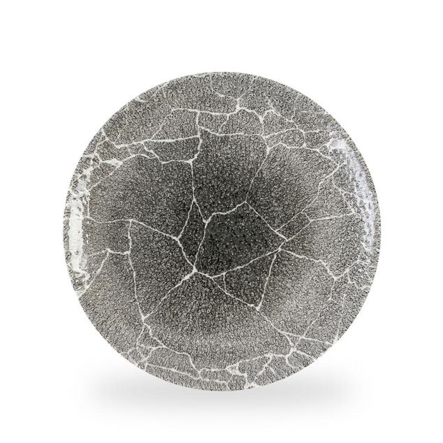 Kintsugi Reverse Quartz Black Evolve Coupe Plate 28,8cm