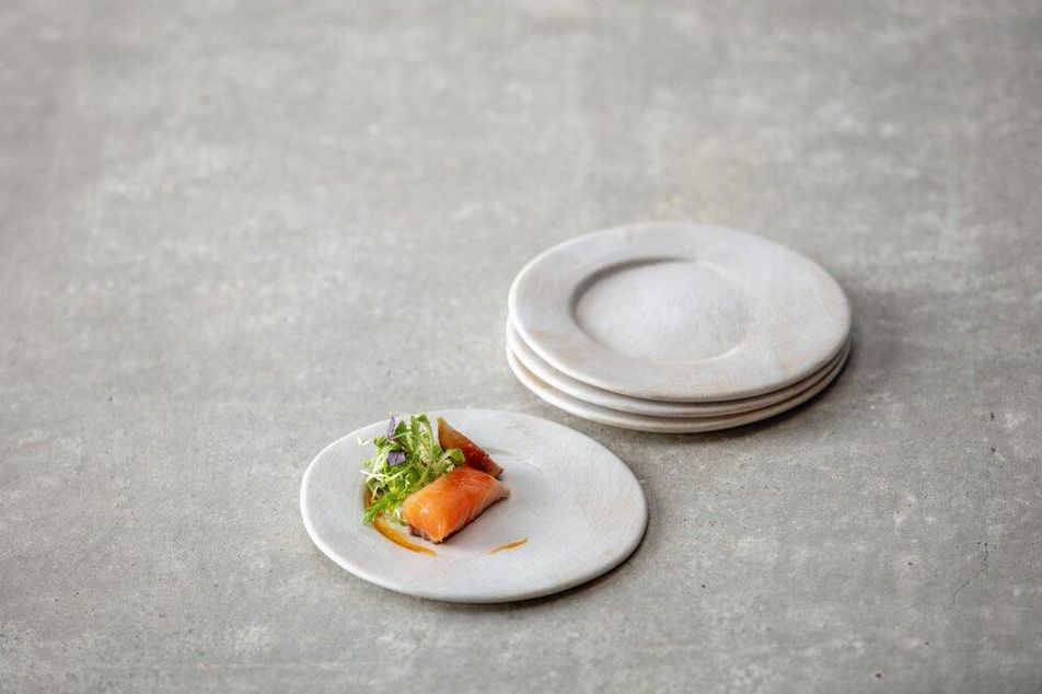 CLOUDE TERRE NO2 Plate flat coupe/Saucer - Ø16cm