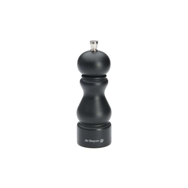 Pepper Mill Rumba Natural - Black Mat- 14 Cm