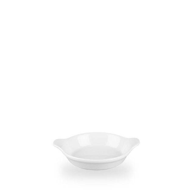 White Cookware Small Rund Eared Ildfast 15 X 18Cm