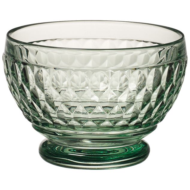 Boston coloured Individual bowl green 114x81mm 0,43L