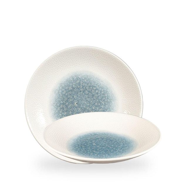 Raku Topaz Blue Isla Dyp Coupe Tallerken 25.5Cm