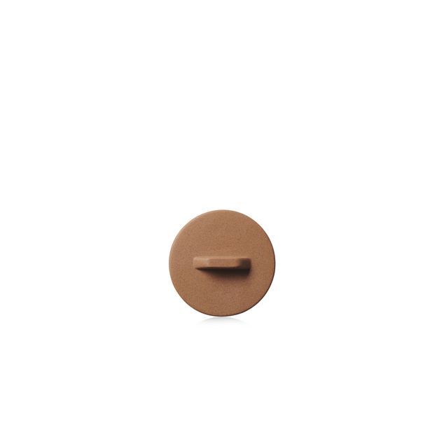 CONTRE JOUR Lid For Bowl 20cl unglazed ochre clay