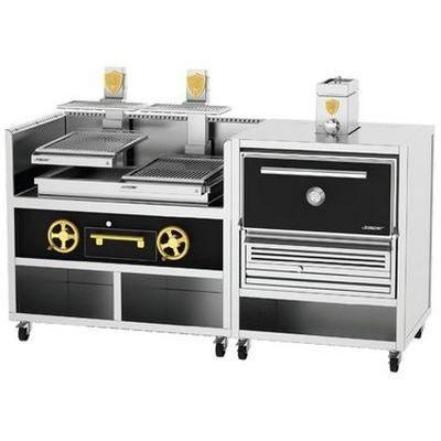 Josper Combo, HJA-PRO-L175 Charcoal Oven And Basque Grill With Two Modules