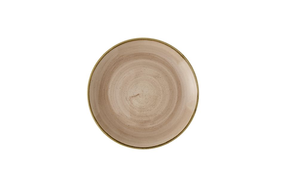 Stonecast Truffle Evolve Coupe Plate 21.7cm
