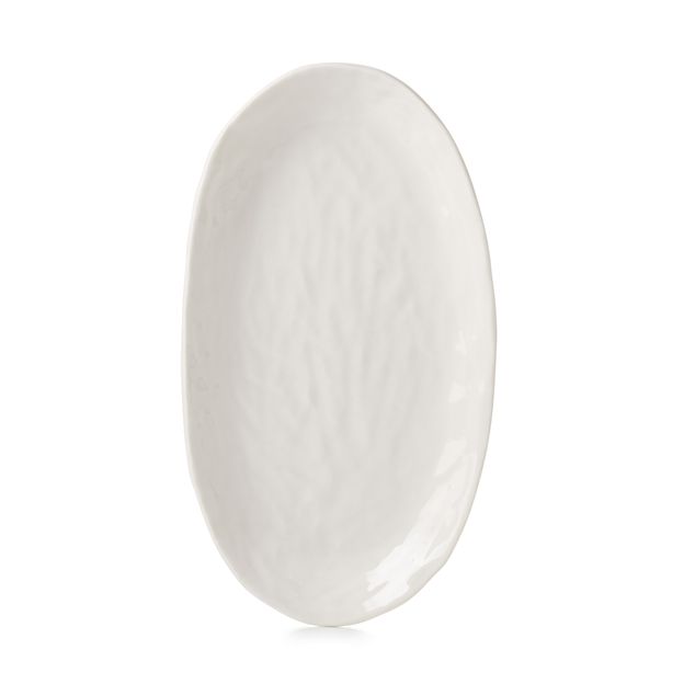 Yli Oblong Plate 24.5Cm Alabaster white