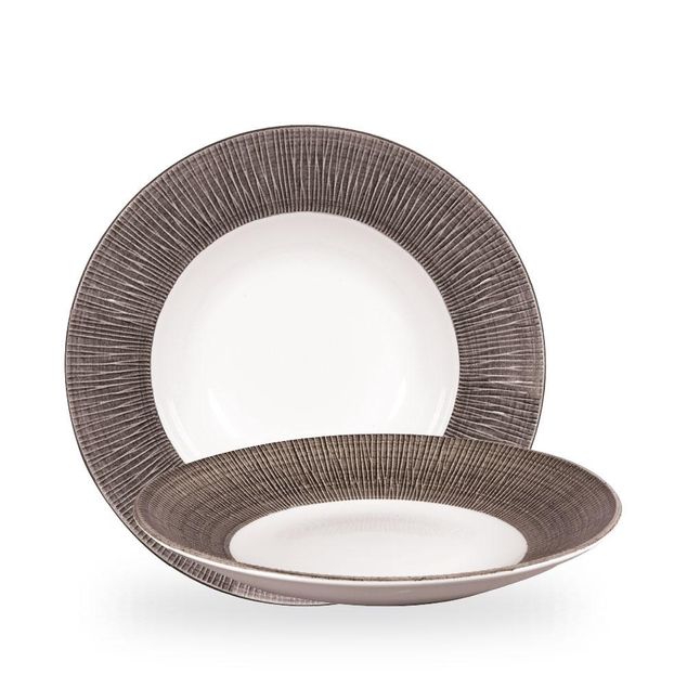 Bamboo Spinwash Dusk Dyp Coupe Tallerken 28.1 11" H: 3.7Cm