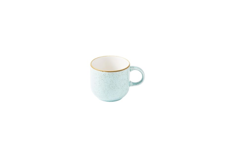 Stonecast Duck Egg Bubble Mug * 34cl H: 8.5cm Dia: 8.5cm