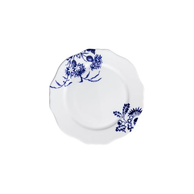 BLUE BOTANICALS Plate flat with rim - Ø16,5cm - H:20cm