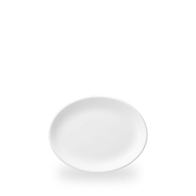 White Oval Tallerken Gravy Boat Std 20.3Cm