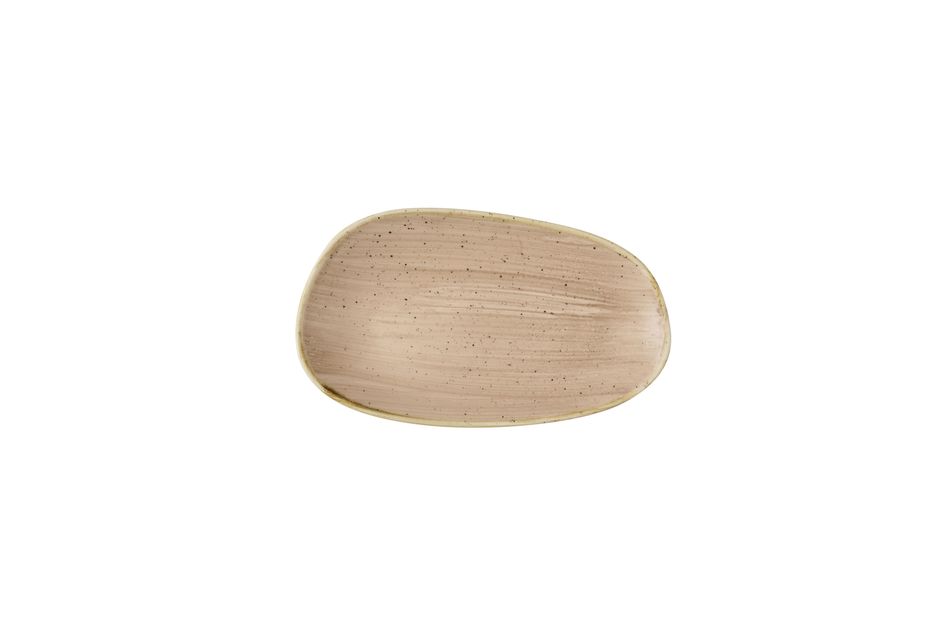 Stonecast Truffle Opal * Organic Oblong Plate * 22 x 13cm