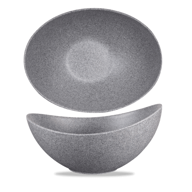 Plastic Melamine Granite Moonstone Bwl 35.5 X 25 X 18Cm