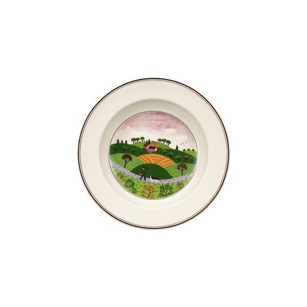 Design Naif Deep plate Huntsman 31 cl 22,1 cm 440g