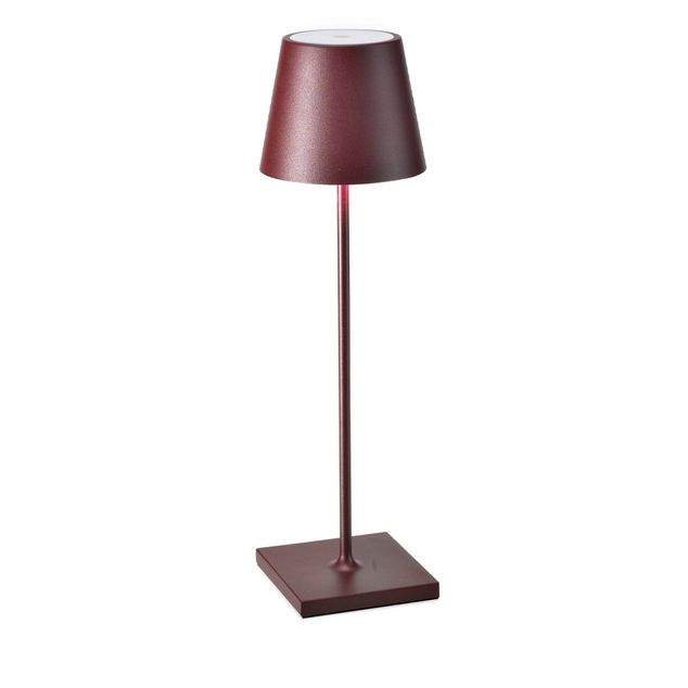 Poldina Pro Bordlampe Bordeaux Ø11X38Cm Led Opplading.