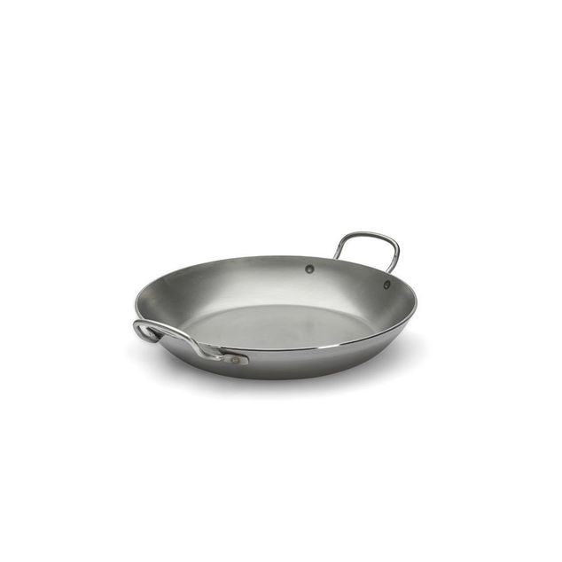 Steel Frying Pan W/ 2 Handles Carbone P
