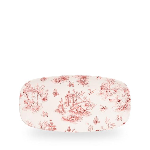 Toile Cranberry Chefs Oblong Tallerken 29.8 X 15.3Cm