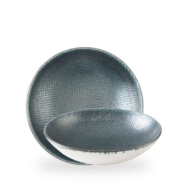 Astro Metallic Blue Evolve Coupe Bowl 24.8cm 113.6cl