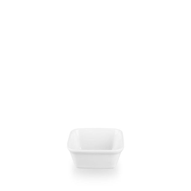 White Cookware Kvadrat Pie Ildfast 12Cm