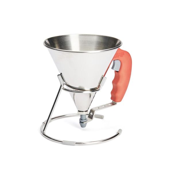 Mini Piston Funnel 0.8 Liter - Red