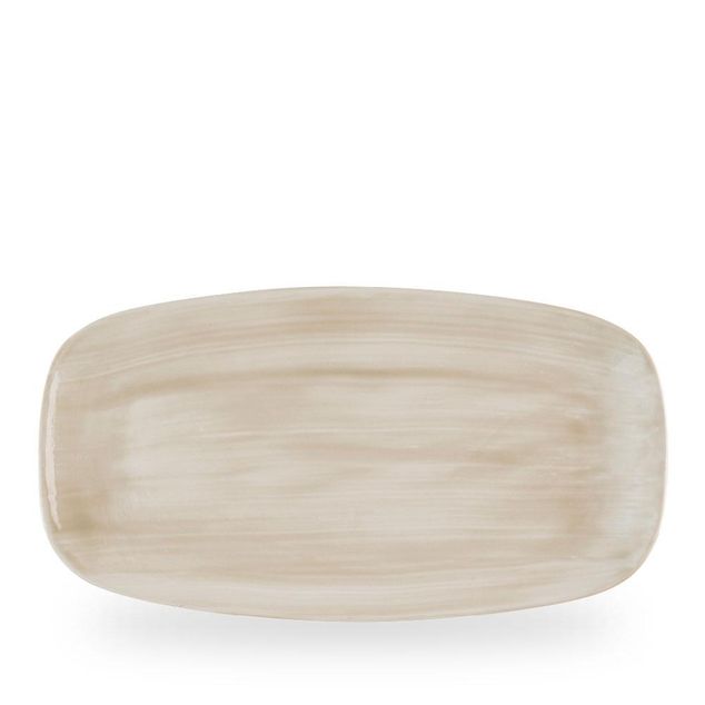 Stonecast Canvas Natural Chefs Oblong Plate 35.5cm x 18.9cm