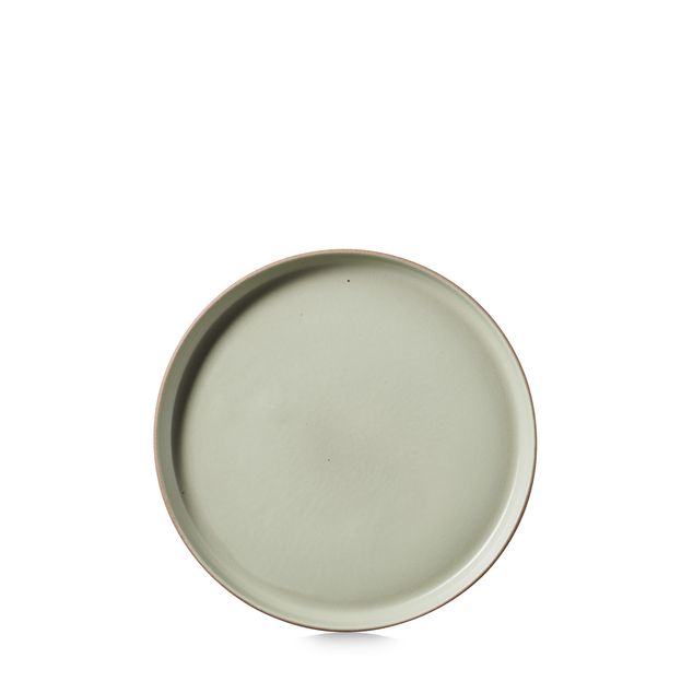 CONTRE JOUR Plate 21cm Almond green