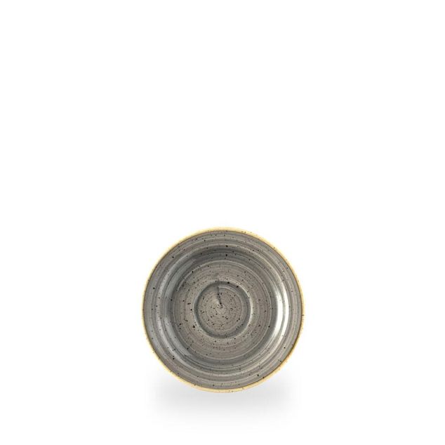 Stonecast Grey Profile Saucer 15Cm