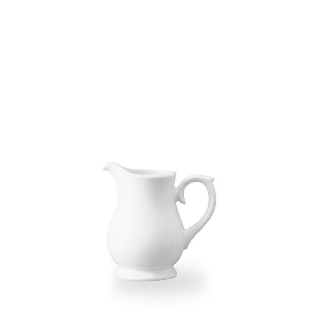 White Sandringham Jug Pt 56Cl H: 15Cm
