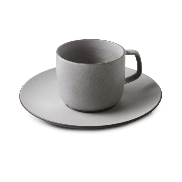 EQUINOXE Espresso Cup And Saucer 8Cl Pepper