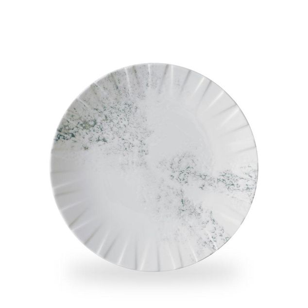 Alchemy Abstract Smoke Grey Coupe Plate 27.2cm