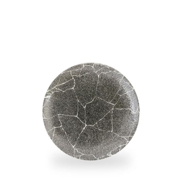 Kintsugi Reverse Quartz Black Evolve Coupe Plate 21,7cm