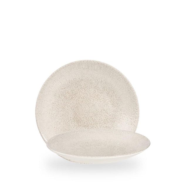 Raku Agate Grey Dyp Coupe Tallerken 22.5Cm