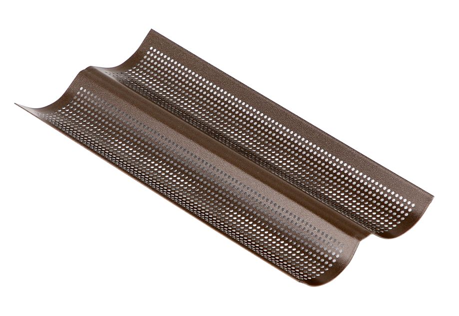 Gobel Non-stick french baguette perforated baking pan - 380 x 160 mm