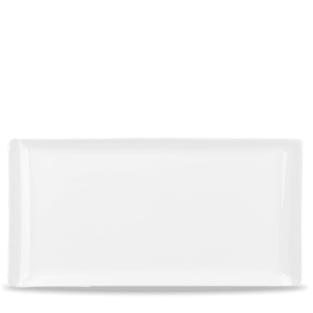 Plastic White Melamine Fat 53 X 32.5Cm
