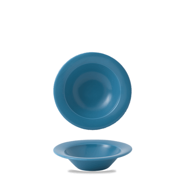 Blue Glaze Mid Rim Bolle 6 1/4" 16.5Cm