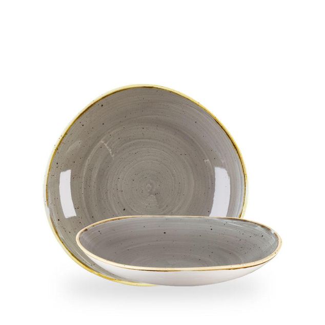 Stonecast Grey Organic Trace Bolle 25.3Cm