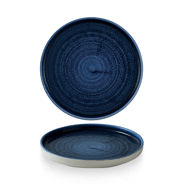 Stonecast Plume Ultramarine Walled Tallerken 21Cm