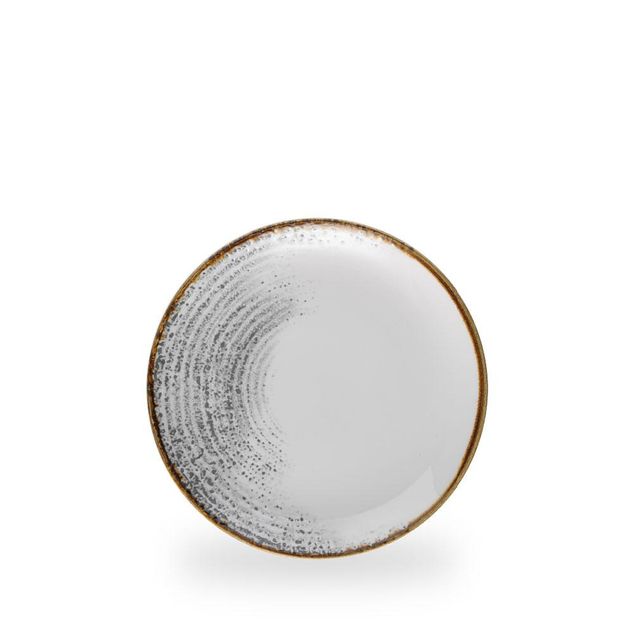 Homespun Accents Jasper Grey Evolve Coupe Tallerken 21.7Cm
