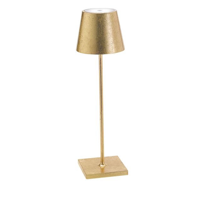 Poldina Pro Bordlampe Gull Ø11X38Cm Led Opplading.